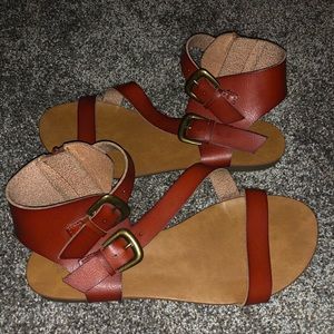 Strappy gladiator sandals